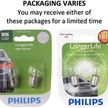 Philips 1816 LongerLife Miniature Bulb, 2 Pack