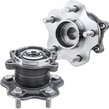 QJZ [2-Pack/Pair] 512535 - REAR Wheel Hub Bearing Assembly Compatible with [AWD Models ONLY] [Nissan] 2014-17 Juke, 2017-19 Qashqai, 2014-19 Rogue, 2014-15 Rogue Select, 2017-19 Rogue Sport