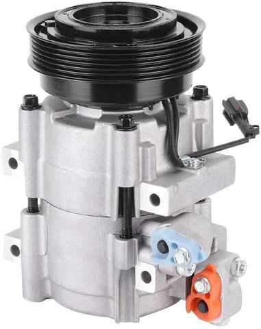 AC Compressor, Air Condition A/C Compressor Replacement Part Fit for Hyundai Santa Fe V-6 2.7L 2001-2006 CO10957SC