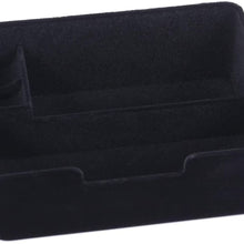 JDMCAR Flocked Center Console Organizer Upgrade Tray Insert Compatible with 2017-2020 Tesla Model 3 Accessories/Model Y - OEM Style