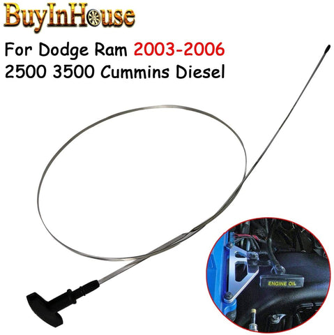 buyinhouse for 2003-2006 Dodge Ram 2500 3500 Cummins Diesel Engine Oil Dipstick Indicator 5.9L