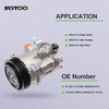 SCITOO Compatible with A/C Compressor for CO 30011C 2009-2012 Dodge Caliber 1.8L 2.0L 2.4L