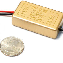 iJDMTOY (1) 12V LF-100B LED Brake Stop Light Continuously Pulsing Strobe Flash Module Controller Box For Car Motorcycle, etc