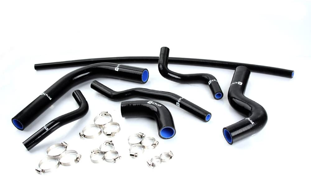 Silicone Radiator Heater Hose For Suzuki Samurai 1986-1995 1994 1993 92 Black