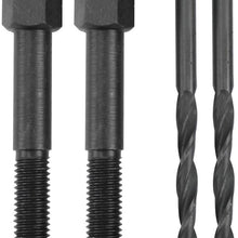 KUNTEC 16pcs Glow Plug Removal Remover Tool Set 8mm 10mm Damaged Glow Plug Extractor Repair Tool