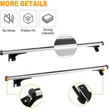 NOTUDE Adjustable 48" Roof Rack fit for Chevy Cruze 2010-2017,2006-2011 2014-2017 for Chevy Impala,2006-2010 2013-2017 for Chevy Malibu Rooftop Crossbars Cargo Carrier - Max Load 150LBS