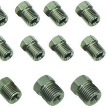 Inline Tube (L-3-2 Stainless Steel Brake Line Fitting/Tube Nut Fitting Pack for 3/16" Lines