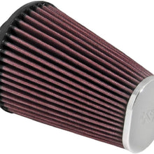 K&N Universal Clamp-On Air Filter: High Performance, Premium, Replacement Engine Filter: Flange Diameter: 2.4375 In, Filter Height: 6 In, Flange Length: 0.625 In, Shape: Oval Straight, RC-3680