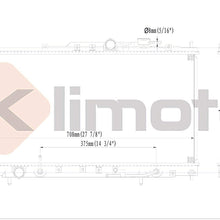 Klimoto Radiator | fits Chrysler Sebring Dodge Stratus Mitsubishi Eclipse 2001-2005 2.7L 3.0L V6 | Replaces MI3010109 MR373104 5017619 5017620 7742 2405