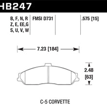 Hawk Performance HB247Z.575 Performance Ceramic Brake Pad