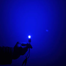DODOFUN T10 Ceramics Interior Exterior Bright LED Light 168 175 194 2825 W5W Size Bulb Deep Blue Color (Pack of 10)