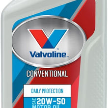 Valvoline VV135 All Climate SAE 20W-50 Turbo Approved Motor Oil - 1 Quart Bottle (Case of 12)