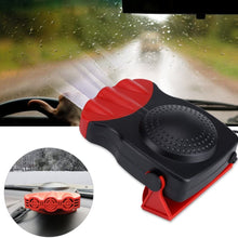Aramox Car Heater, 150W 12V 2 In1 Car Heating Cooling Fan Three Holes Snow Ice Defroster Windscreen Demister 180° Rotation