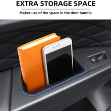 JoyTutus Door Handle Storage Organizer Box Armrest Storage Box Tray Compatible for VW Volkswagen Atlas 2018 2019 2020 4PCS (2 Front & 2 Rear) Rear Side Door Armrest Container