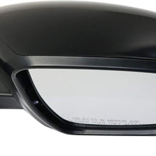 Kool Vue Mirror Compatible with Nissan Rogue 2016-2018 Passenger Side Power Manual Folding Non-Heated (Jpn Blt 2016)/(Kor Blt 2018)/(USA Blt 2017-2018) Paintable