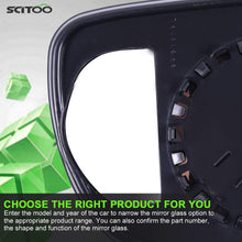 SCITOO Exterior Mirror Replacement Glass Lens Manual fit 1999-2006 Chevrolet Silverado Suburban GMC Sierra Yukon Driver Left Side Towing Mirror Replacement Glass