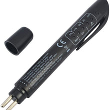 Houkiper Brake Fluid Liquid Tester Pen, Auto Tools Diagnostic Testing Tool with 5 LED Indicator, Automotive Brakes Calibrated for DOT3 DOT4 Detection Liquid Moisture Water Test Tools