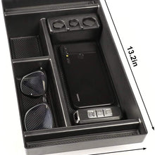 Salusy for 2019 GMC Sierra 1500 Accessories Chevy Silverado 1500 Center Console Organizer Tray-2020 Chevy Silverado/GMC Sierra 1500/2500 HD/3500 HD Armrest Box -Full Console w/Bucket Seats ONLY