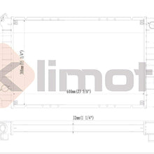 Klimoto Radiator | fits Chevrolet S10 Blazer GMC S15 Jimmy Sonoma 2.2L L4 2.8L V6 | KLI744