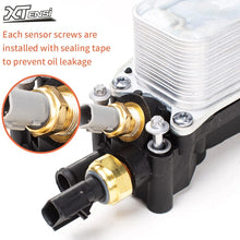 Xtensi Engine Oil Cooler and Filter Housing Adapter gaskets Sensor Kit Replace 5184294AE Compatible with 2011-2013 Chrysler 200/300 Journey Wrangler Ram 3.6L Aluminium