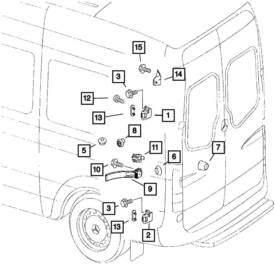 Mopar Bracket Cargo Door H - 68006463aa