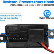 PartsSquare A/C Heater Blower Motor Resistor 89019089 RU371T Resistor (2 hole mounting flange)