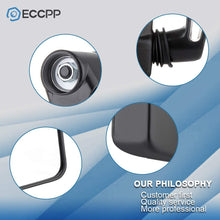 ECCPP Texture Side View Mirror Black Pair Side Mirror Replacement fit for 1987-2002 Jeep Wrangler (exclude 1996) with Manual Folding