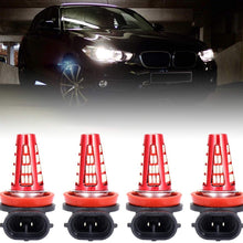 cciyu White 6000k H11 H8 H16 LED Bulbs 48SMD LED Bulbs Replacement for Fog Light,4Pack