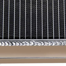 ALLOYWORKS Replacement Aluminum Radiator For Yamaha Quad Grizzly 660 YFM660F ATV 2002-2008