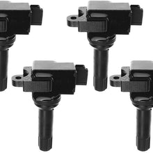 A-Premium Engine Ignition Coil Pack Compatible with Subaru Forester 2011-2012 Impereza 2012 H4 2.5L 4-PC Set