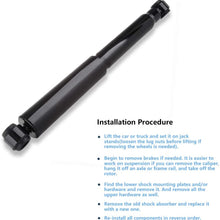 Shocks and Struts,ECCPP Rear Pair Shock Absorbers Strut Kits Compatible with 2001 2002 Honda Civic 341311 71340