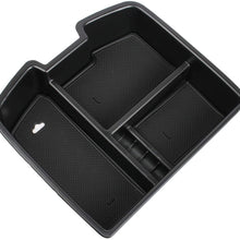 Reeauto Center Console Organizer for GMC Sierra Yukon Chevrolet Avalanche Chevy Silverado Tahoe Suburban 2007-2014 ABS Tray Armrest Storage Box