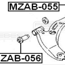 FEBEST MZAB-055 Control Arm Bushing