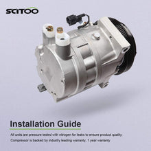 SCITOO Air Conditioning Compressor Compatible with CO 11149RW 2003-2008 for Infiniti FX35 3.5L