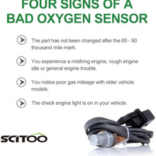 SCITOO Air Fuel Ratio Sensor Oxygen Sensor 17014 O2 Front Upstream fit 2002-2006 Volkswagen Golf 1.8L Turbo