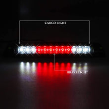 3rd Brake Light High Mount Stop Brake Light with Cargo Light for 1994-2001 Dodge Ram 1500 2500 3500 (Black Housing Smoke Lens)