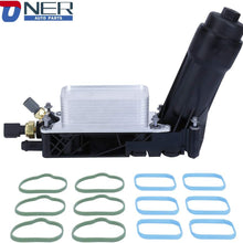 Engine Oil Cooler and Oil Filter Housing Adapter Assembly,Compatible With 2011-2013 Chrysler 200/300,Dodge Journey Charger Caravan And More,Replaces 5184294AE