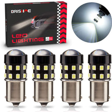 BRISHINE 4-Pack 1000 Lumens Super Bright 1156 1073 1141 7506 BA15S LED Bulbs 6000K Xenon White 24-SMD LED Chipsets with Projector for Backup Reverse Lights, Parking Lights, Daytime Running Lights