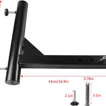 Bolaxin Hitch Mount Flagpole Holder with Anti-Wobble Screws fit for 2 inches Receiver