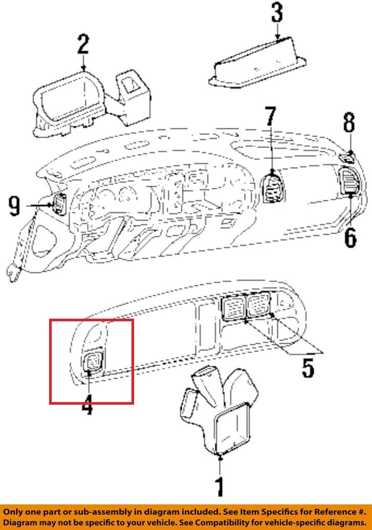 Genuine Chrysler 5014842AA Air Conditioning and Heater