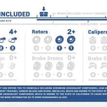 Callahan CCK02561 [2] REAR Original Calipers + [2] OE Rotors + [4] Low Dust Ceramic Brake Pads