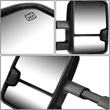Replacement for Avalanche/Tahoe Powered Heated Manual Extendable Chrome Towing Side+Adjustable Corner Blind Spot Mirror