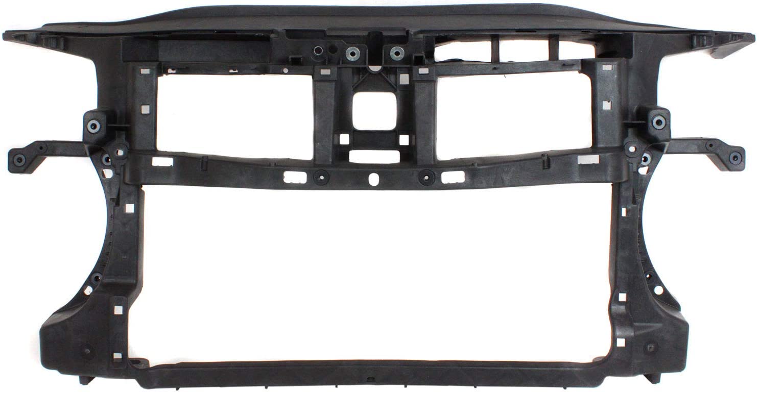 Radiator Support Assembly Compatible with 2009-2012 Volkswagen CC Plastic Black Composite