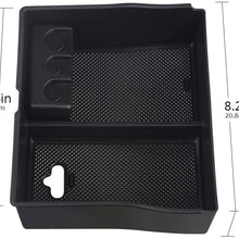 VANJING Center Console Insert Organizer Tray Compatible for Select 2011-2019 Toyota Sienna Vehicles with A Car Cleaner Brush