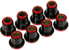 Prothane 7-210 Red Front Control Arm Bushing Kit with Shells