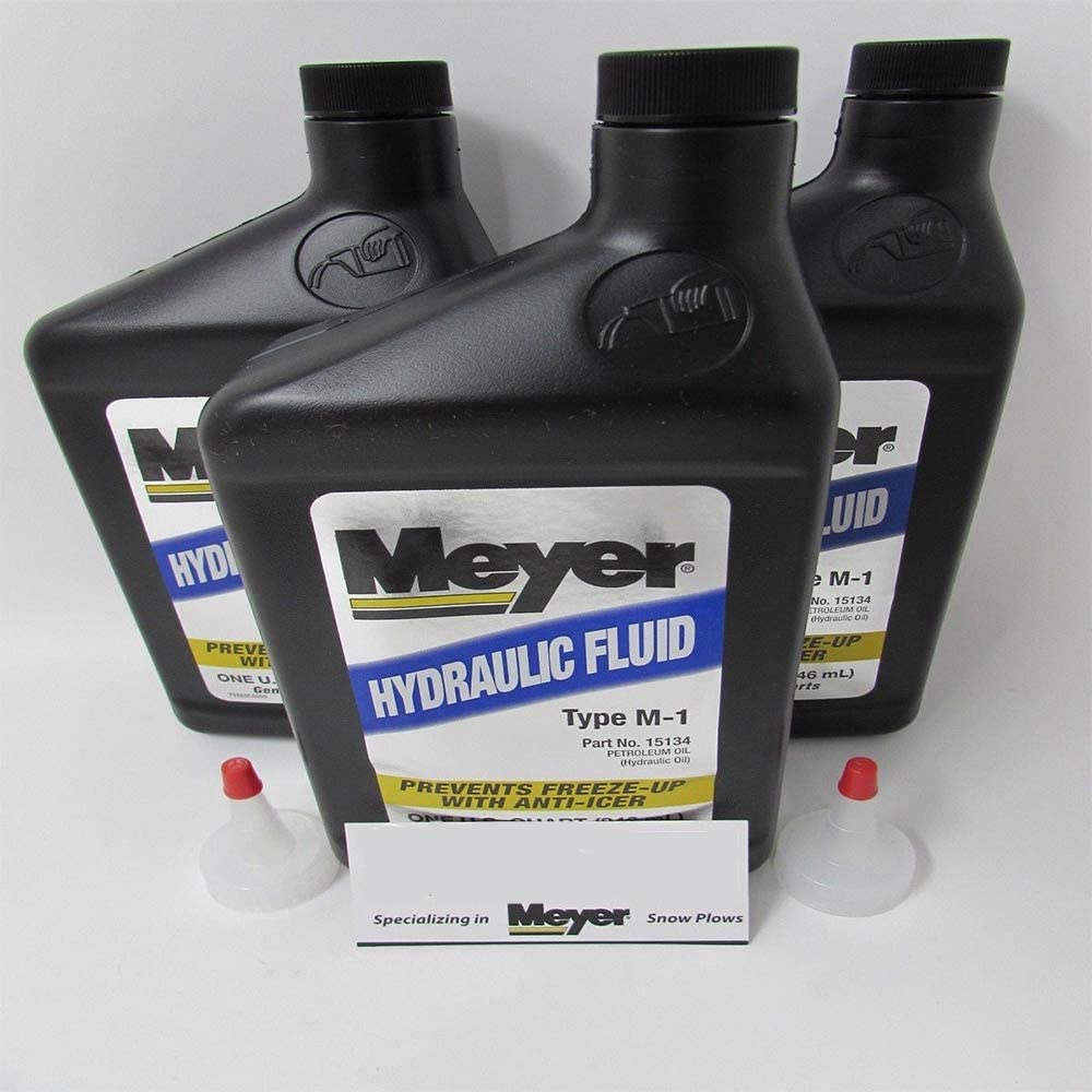 Meyer 3 Pack Genuine OEM Hydraulic Fluid 15487 15134