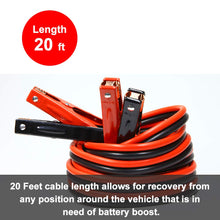 GOHAWKTEQ G5204C 4 Gauge 500A 20 Ft Heavy Duty Jumper Battery Cables Booster Jump Starter Replaces# AA-003-1A