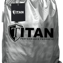 Titan Lightweight Car Cover. Compact Sedan. Fits Toyota Corolla, Nissan Sentra, and More. Waterproof Car Cover Measures 185 Inches, Includes Cable and Lock, and a Driver-Side Door Zipper (Bondi Blue)