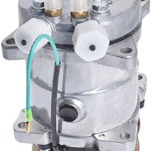 labwork AC Compressor & A/C Clutch, A/C Ports 8 Grooves Replacement for SD508 Sanden Style Jeep Wrangler 1985-1990 9537 CO9537C 1521110