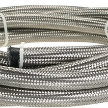 Tickas An-6 Fuel Hose,An-6 An6 Stainless Steel Braided Fuel Hose Oil Cooler Hose 1.5M
